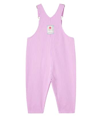 Bébé – Salopette lettre en coton rayé | Konges Sløjd