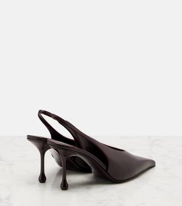 Isa 80 leather slingback pumps | Jimmy Choo