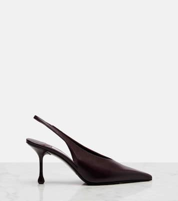 Isa 80 leather slingback pumps | Jimmy Choo