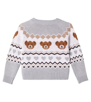 Cardigan aus Jacquard-Strick | Monnalisa