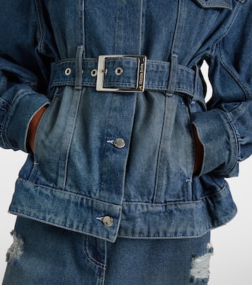 Turbo embellished denim jacket | Simone Rocha