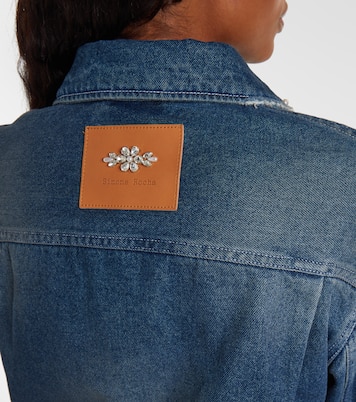 Turbo embellished denim jacket | Simone Rocha
