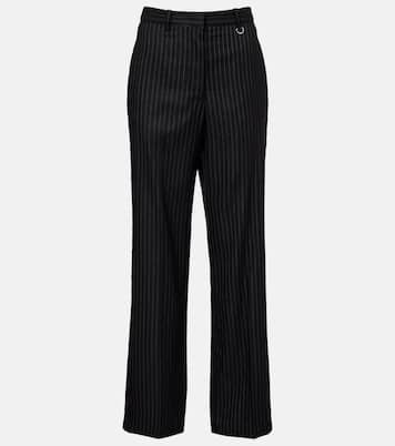 Noanda pinstriped wool-blend straight pants | Isabel Marant
