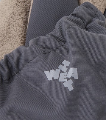 Monta fleece-lined mittens | Wheat