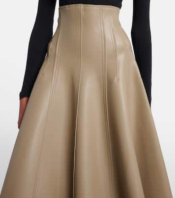 Flared midi skirt  | Norma Kamali