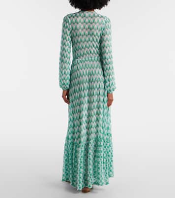 Open-knit cutout maxi dress | Missoni