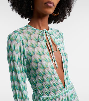 Open-knit cutout maxi dress | Missoni