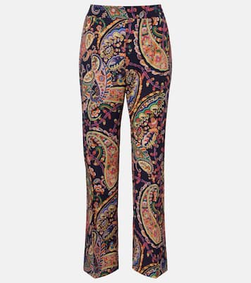 Paisley straight pants | Etro