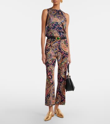 Paisley straight pants | Etro