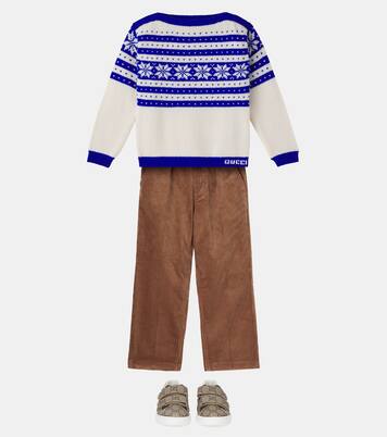 Intarsia wool sweater | Gucci Kids