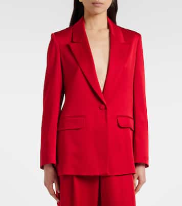 Satin crêpe blazer | Max Mara