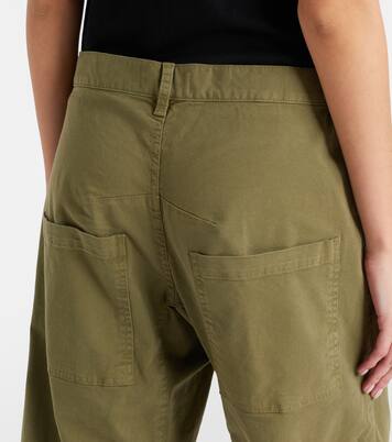 Shon cotton twill barrel-leg pants | Nili Lotan