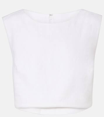 Martina cropped linen top | Posse