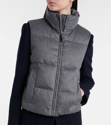 The Cube Amoroso cashmere down vest | Max Mara