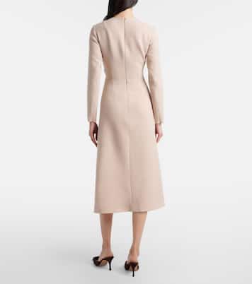 Elta wool crêpe midi dress | Emilia Wickstead