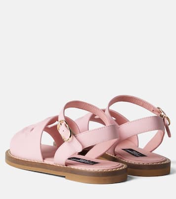 DG leather sandals | Dolce&Gabbana Kids