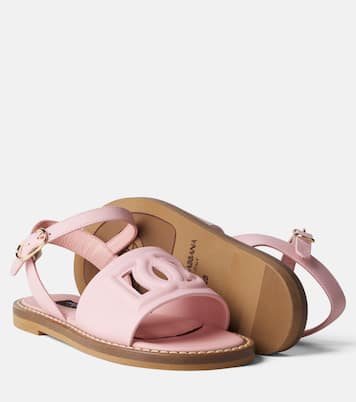 DG leather sandals | Dolce&Gabbana Kids