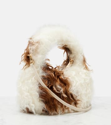 Wander cow-print shoulder bag | Miu Miu