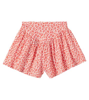 Flor leopard-print cotton shorts | Cozmo