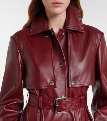 Trenchcoat Paste aus Leder | Sportmax