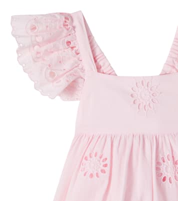 Bébé – Combi-short en coton brodé | Louise Misha