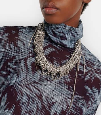 Crystal-embellished necklace | Dries Van Noten