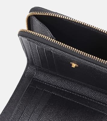 Portemonnaie Monogram Compact aus Leder | Saint Laurent
