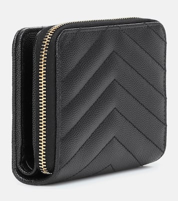 Portemonnaie Monogram Compact aus Leder | Saint Laurent