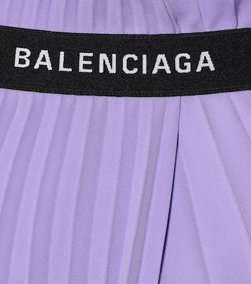 Gonna plissé in crêpe tecnico | Balenciaga