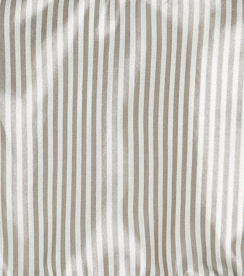 Blusa de seda a rayas | Brunello Cucinelli Kids
