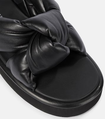 Sandali in pelle con platform | Miu Miu