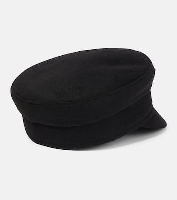 Embellished wool baker boy cap | Ruslan Baginskiy