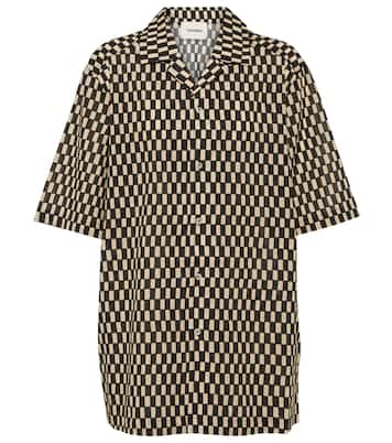 Maitho checked cotton top | Nanushka
