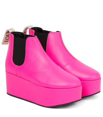 Botas Chelsea de piel con cuña | Loewe