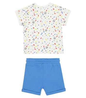 Baby - T-shirt e shorts in cotone con stampa | Marc Jacobs Kids