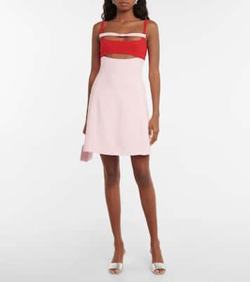 Cutout crêpe minidress | Giambattista Valli