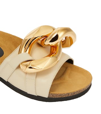 Embellished leather slides | JW Anderson