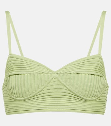 Linden ribbed-knit bralette | Simkhai