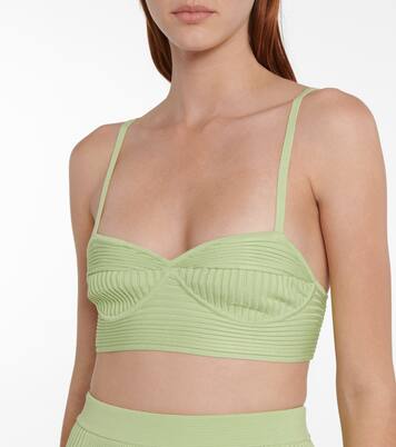 Linden ribbed-knit bralette | Simkhai