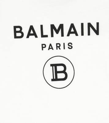 Baby logo cotton T-shirt | Balmain Kids
