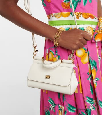 Borsa a spalla Sicily Small in pelle | Dolce&Gabbana