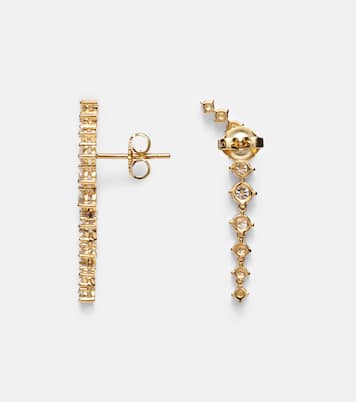 Boucles d’oreilles Mini Aria Dagger en or 18 ct et diamants | Melissa Kaye