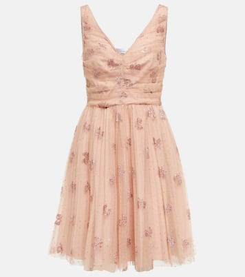 Miniabito in tulle con glitter | REDValentino