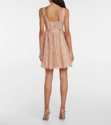 Miniabito in tulle con glitter | REDValentino