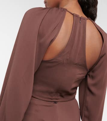 Crop top fruncido | Christopher Esber