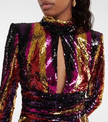 Kaia zig-zag gown | Rebecca Vallance