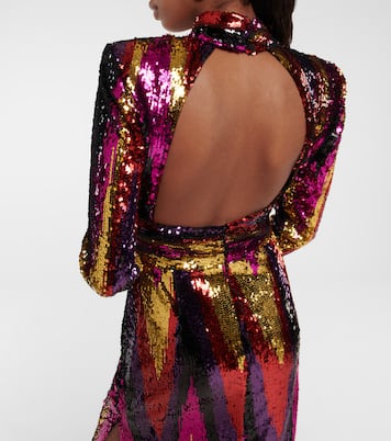 Kaia zig-zag gown | Rebecca Vallance