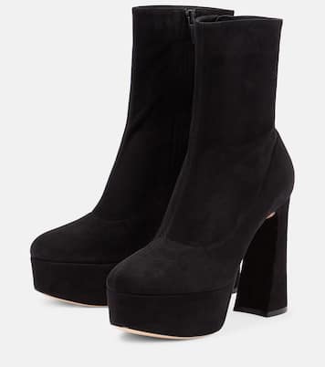 Camnero sock-fit suede ankle boots | Gianvito Rossi