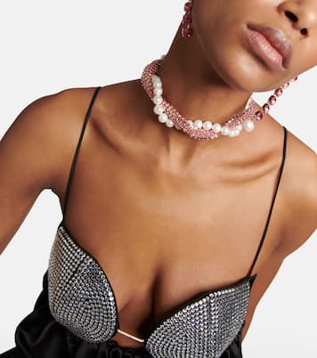 Collana con cristalli e perle | Magda Butrym