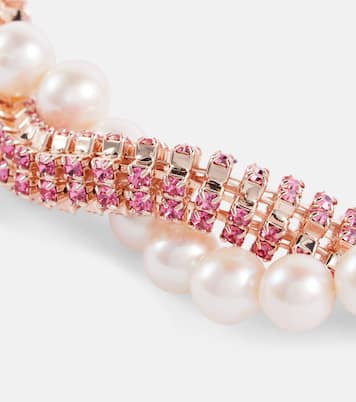 Collana con cristalli e perle | Magda Butrym